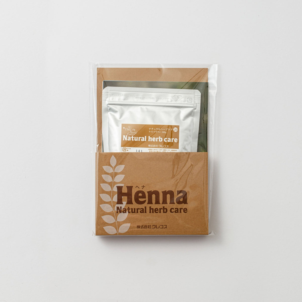 クレコス　ヘナ　ナチュラルハーブケア20 ライトブラウン4袋中身のみ400ｇ ナチュラルハーブケア 20ライトブラウン – クレコスハウス
